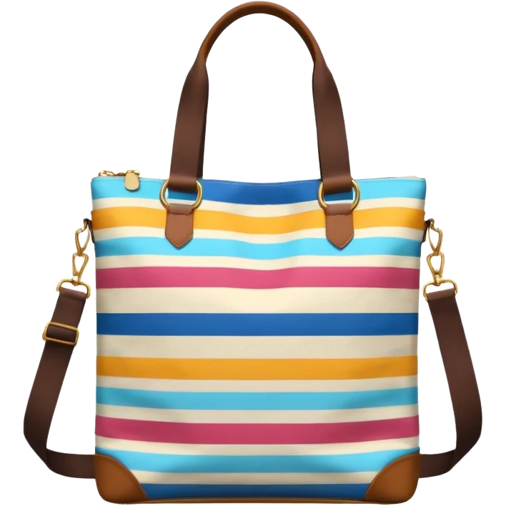 striped bag  emoji