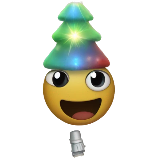 Quasar with Christmas lights  emoji