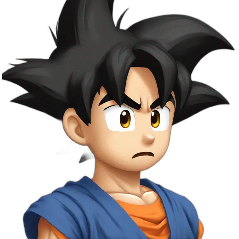 Son Goku triste emoji