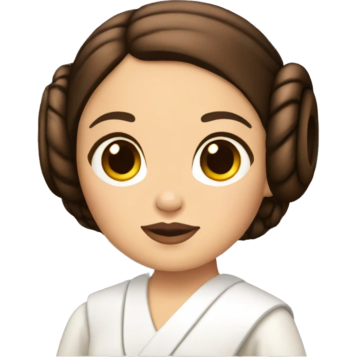 Princess Leia emoji