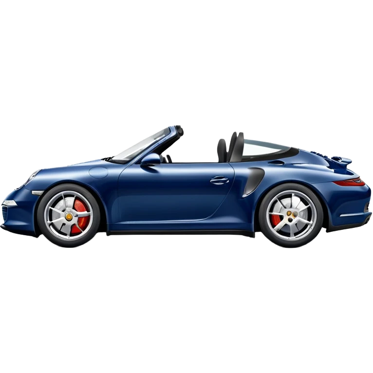 navy blue Porsche 911 emoji