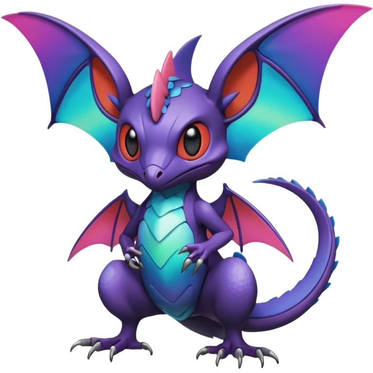  exotic tropical cyber-Noivern-Stitch-Noibat-Trico-Fakémon-Pokémon-Vernid-creature emoji
