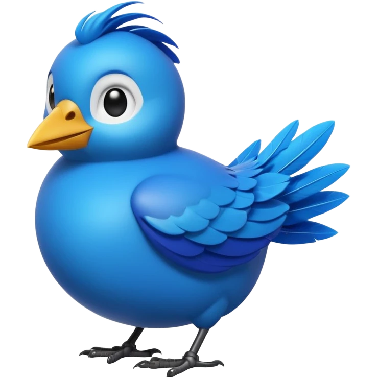 
3D emoji of a small bird, in Apple Memoji style. Soft studio lighting, glossy finish, black background, minimalistic and centered composition.
 emoji