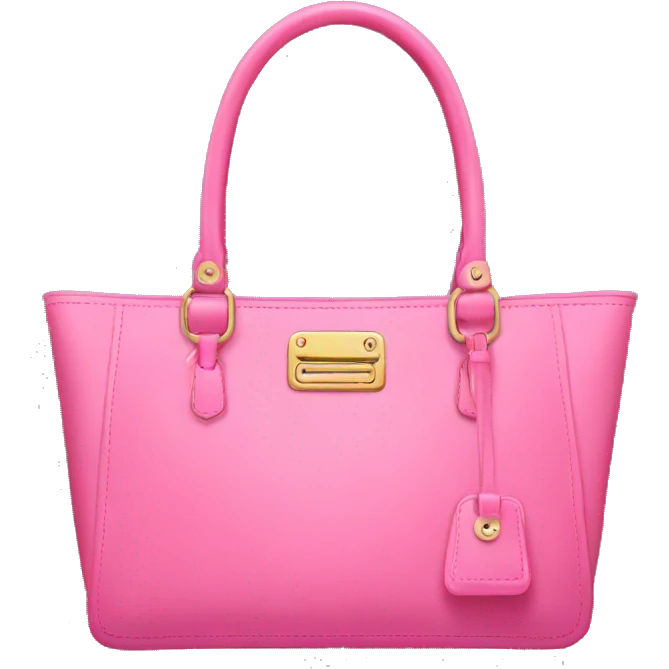 pink handbag emoji