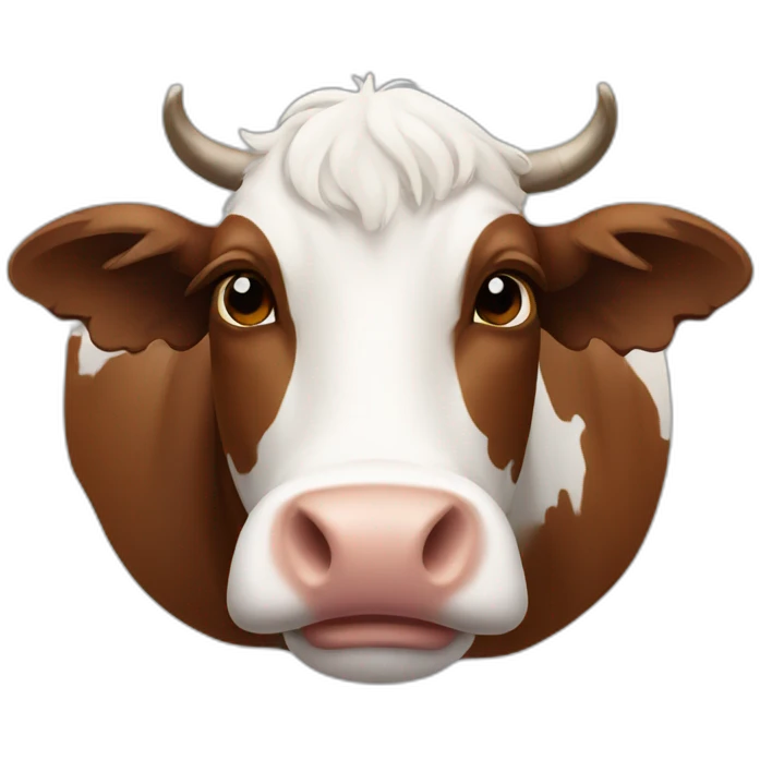 Hereford Cow emoji