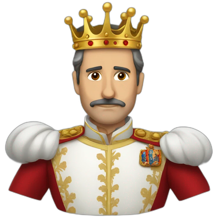 king of spain headless emoji