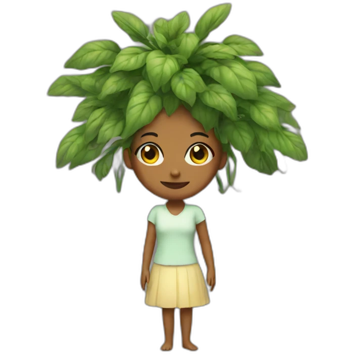 Plant woman emoji