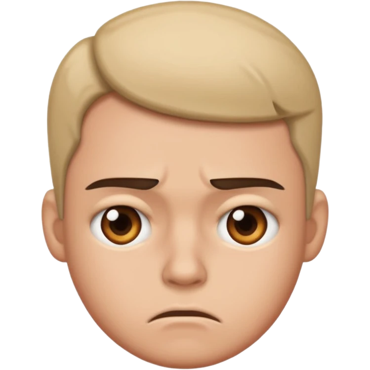 annoyed face emoji