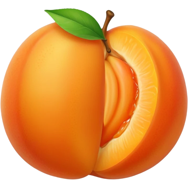 cutted appricot emoji
