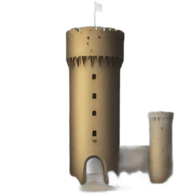 drake with two towers emoji