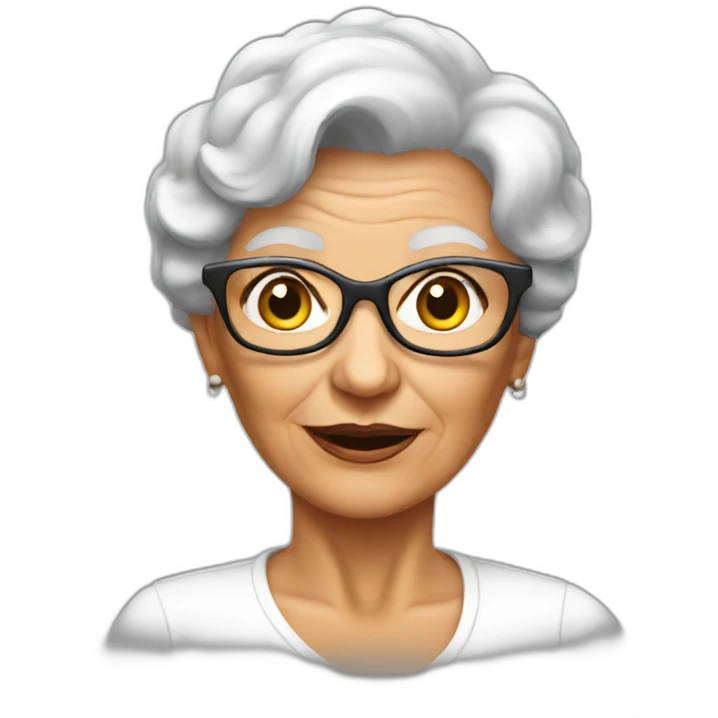 sexy-grandma emoji