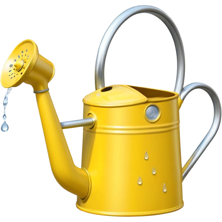 Yellow garden watering can emoji