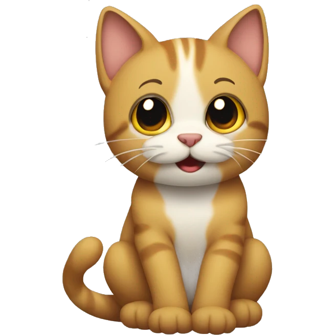 gato callendo desde muy alto emoji