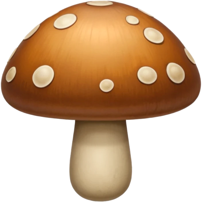 brown mushroom emoji