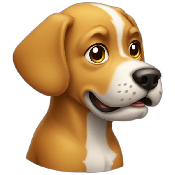 pissing dog emoji