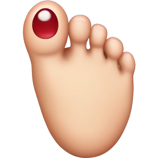 Hurt toe emoji