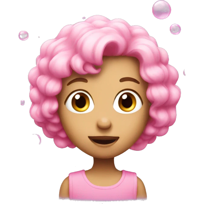 Pink bubbles  emoji