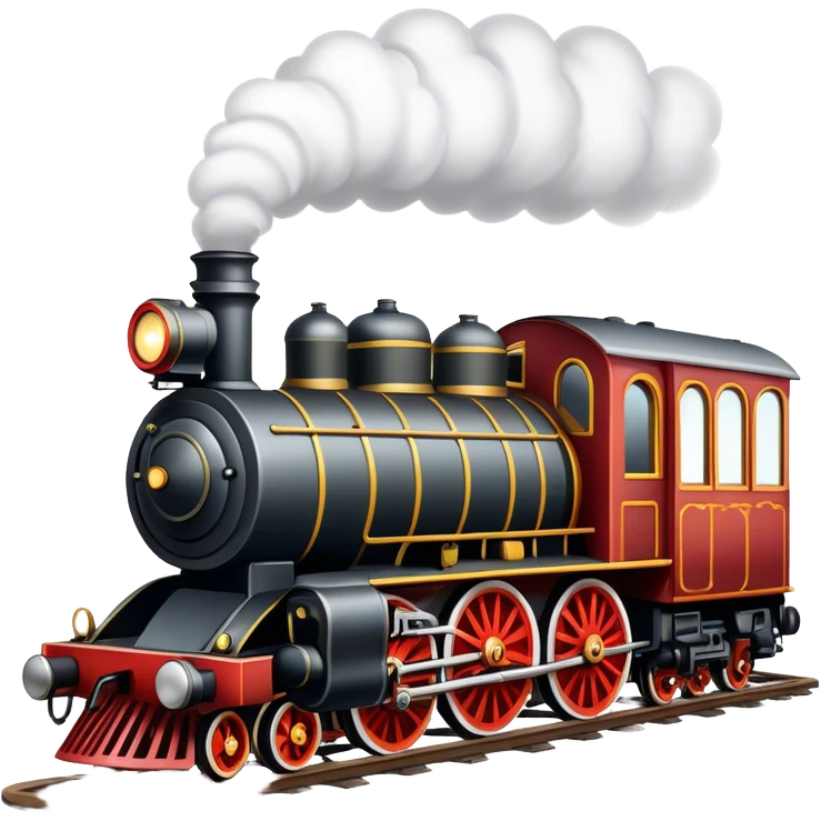 tren de vapor emoji
