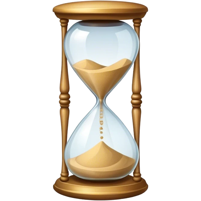 Hourglass emoji