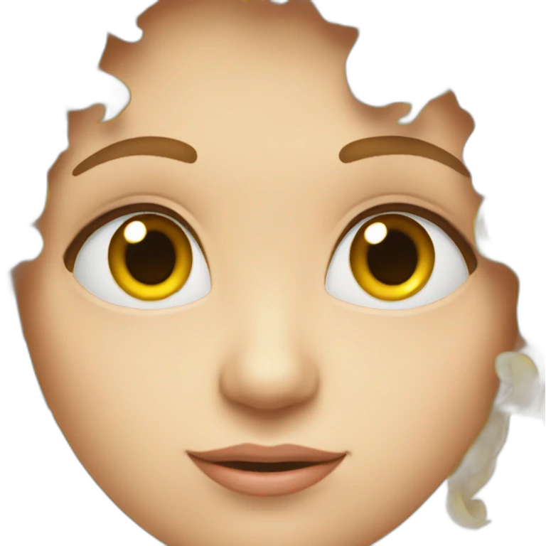 Chat cœur yeux emoji