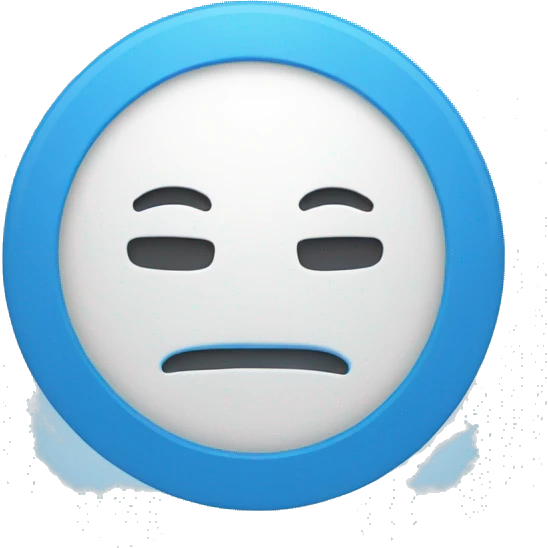 blue circle withe checkmark in middle emoji