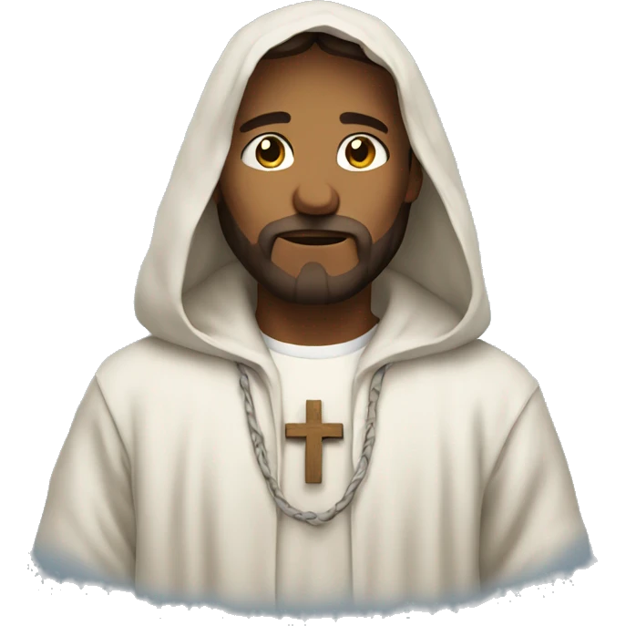 jesus wearing hoodie emoji