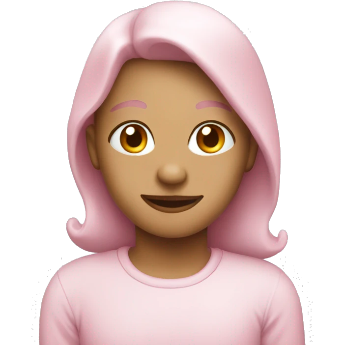 Light pink Christmas  emoji