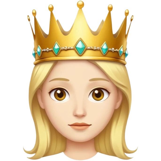 Me wearing a crown emoji