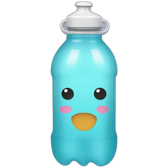 Kawaii water bottle emoji