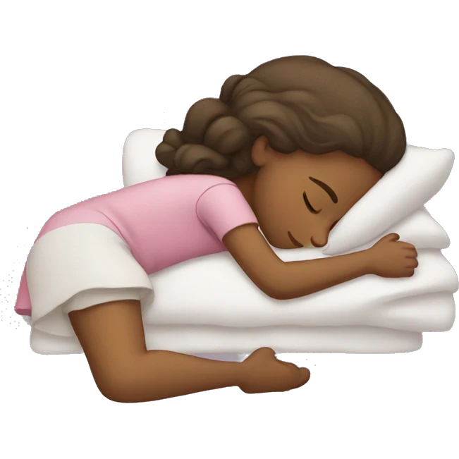 Girl sleeping emoji