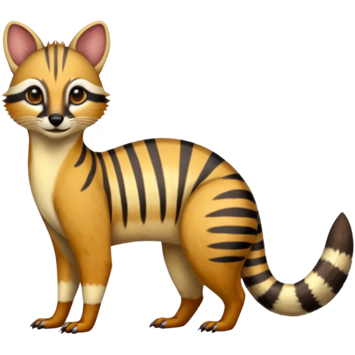Numbat-Civet-Genet-Caracal-Cheetah-fusion (full body) emoji