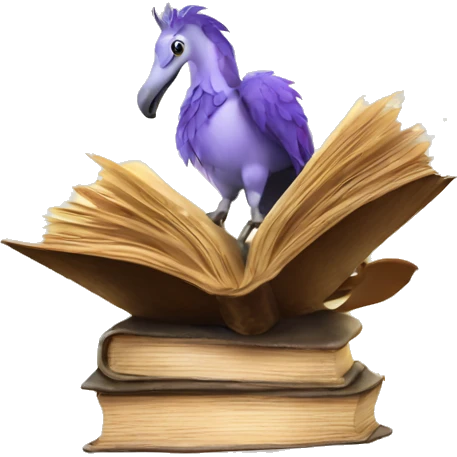 Book on magical animals emoji