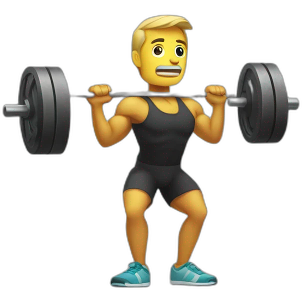 Dead lift emoji