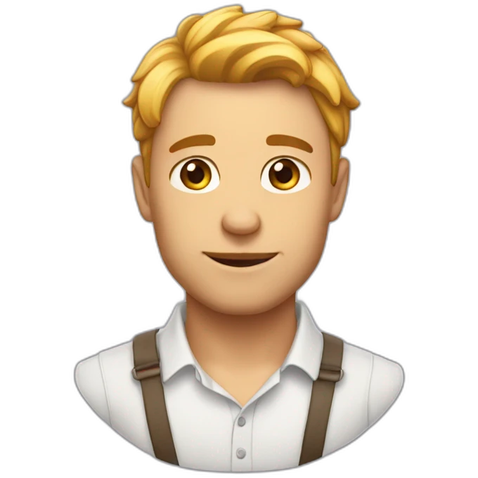 Homme fou amoureux emoji