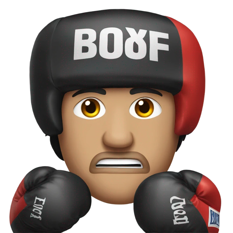 Rocky balboa with his boxing gloves on emoji