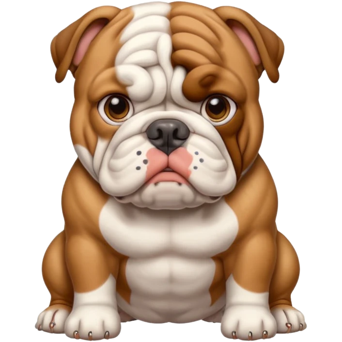 English bulldog  emoji
