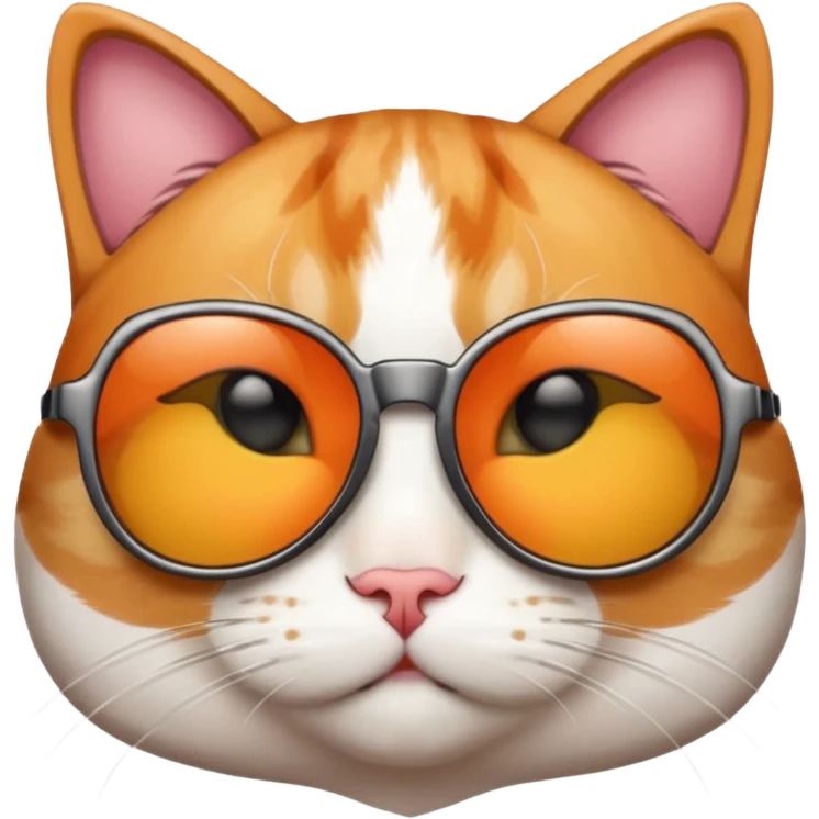 Cat wearing sunglasses emoji