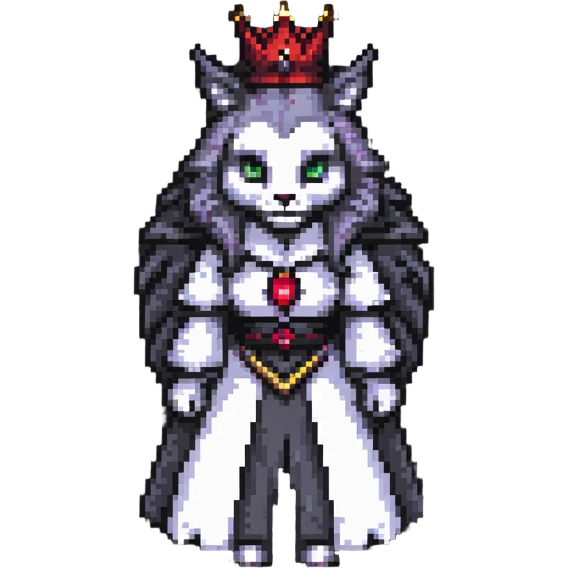 evil fur queen emoji