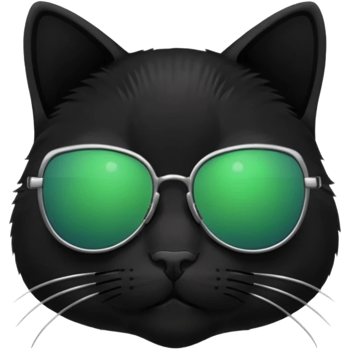 Cat wearing sunglasses emoji