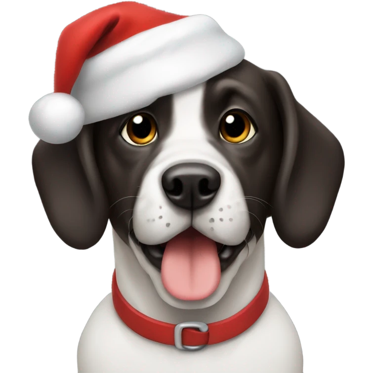 Dog Santa  emoji