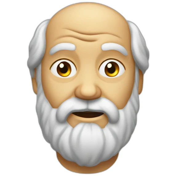 Smiling socrates emoji