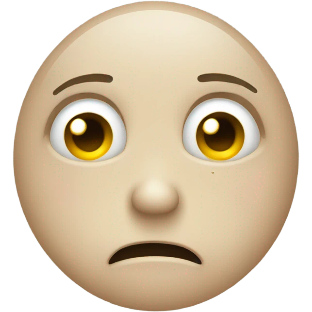 sad face with tears from the bottom of the eyes to the chin emoji