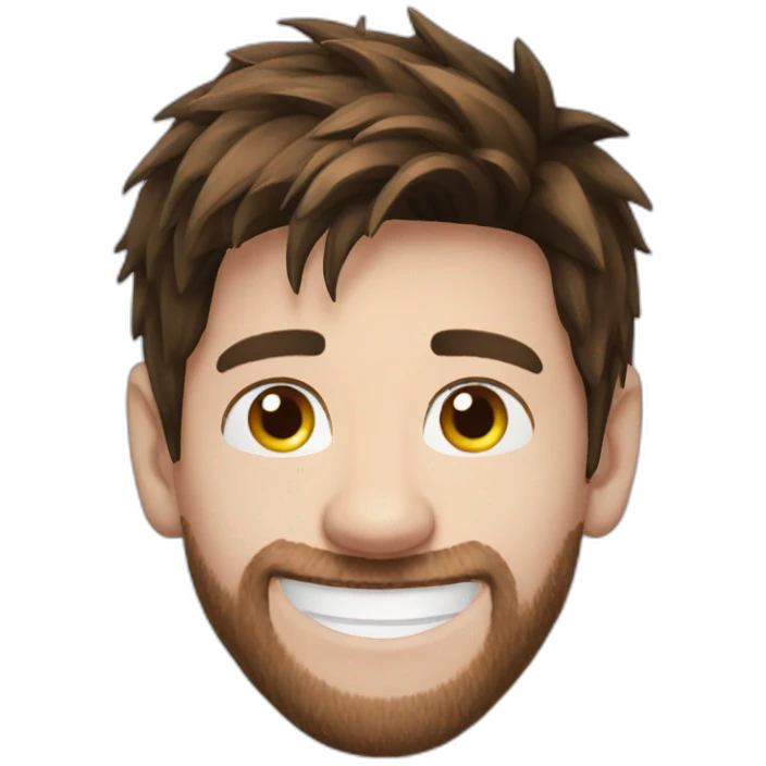 Messi-smile emoji