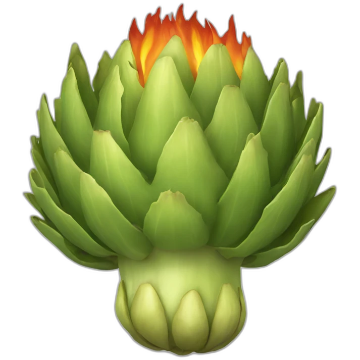 fire artichoke emoji