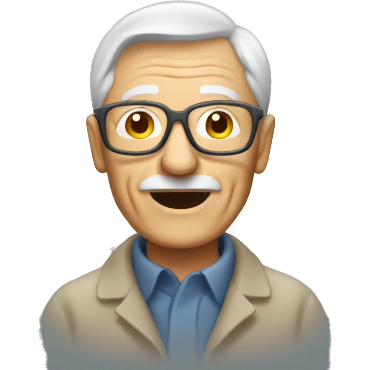 pensioner in the spotlight emoji