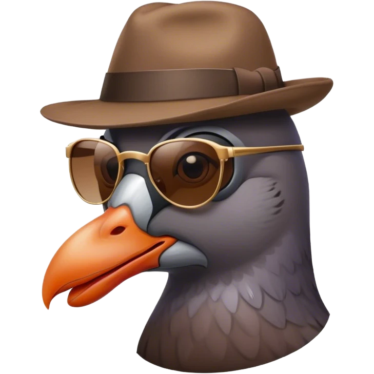 Pigeon is a drug lord  emoji