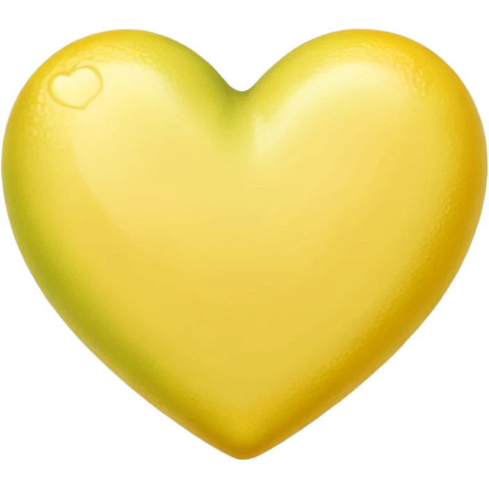 Pale Limon color heart emoji