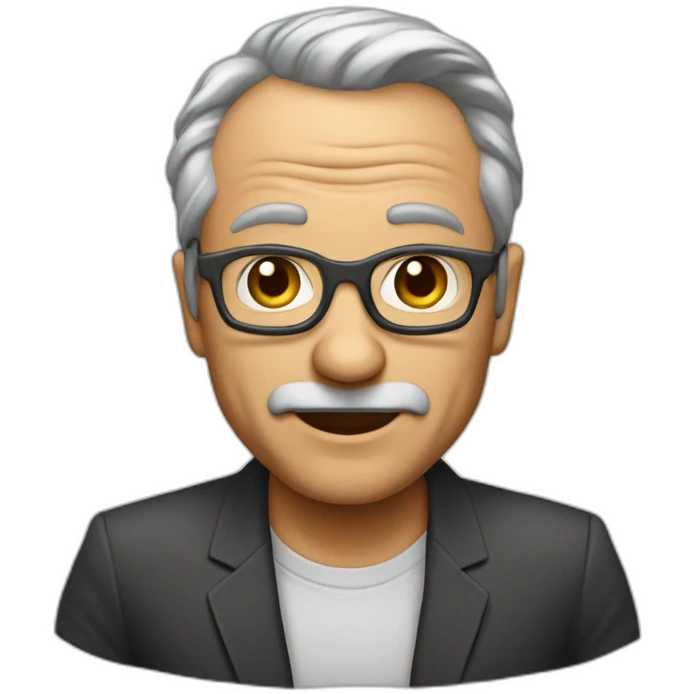 50 Yes-R old wannabe tech entrepreneur emoji