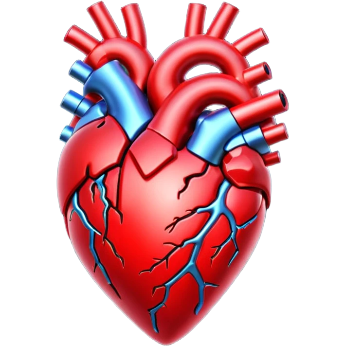 Cyberpunk heart emoji
