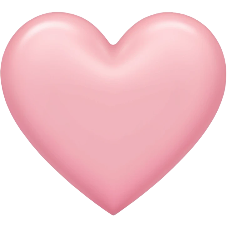 Cuore rosa pastello emoji